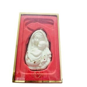 Lenox Madonna and Child Christmas Ornament Mother Baby Religious In Box